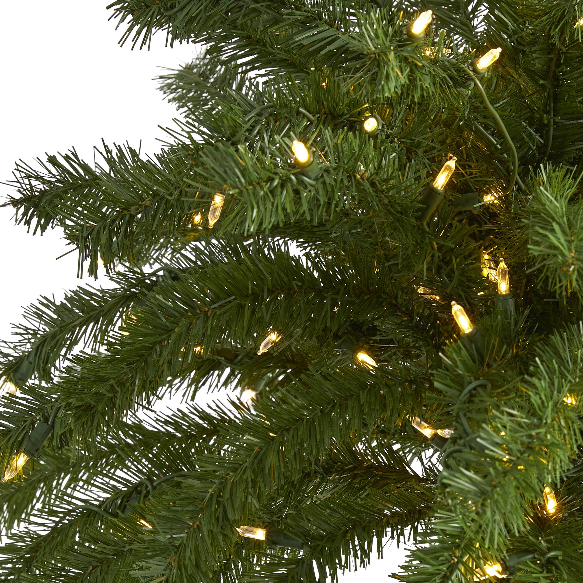 7ft. Pre-Lit Christmas Palm Tree, Warm White LED Lights